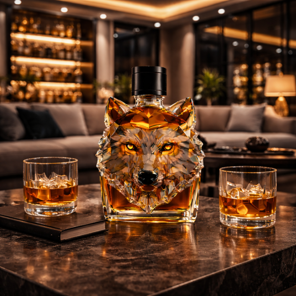 Karafa na whisky – Vlk