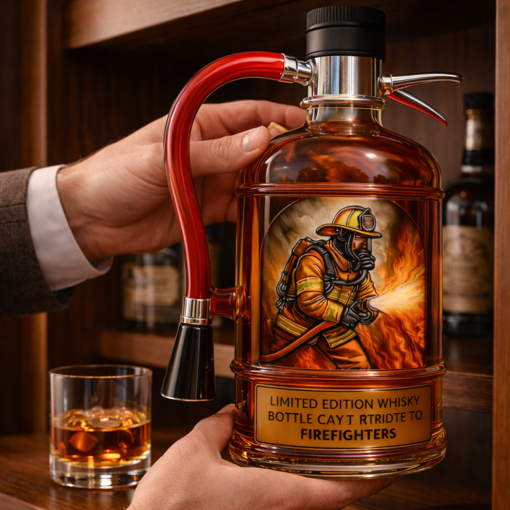 Karafa na whisky – Hasicí přístroj