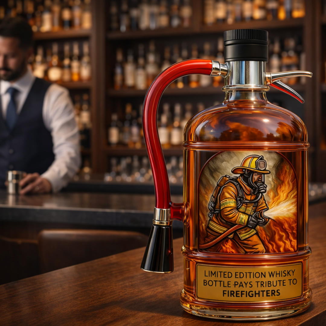 Karafa na whisky – Hasicí přístroj
