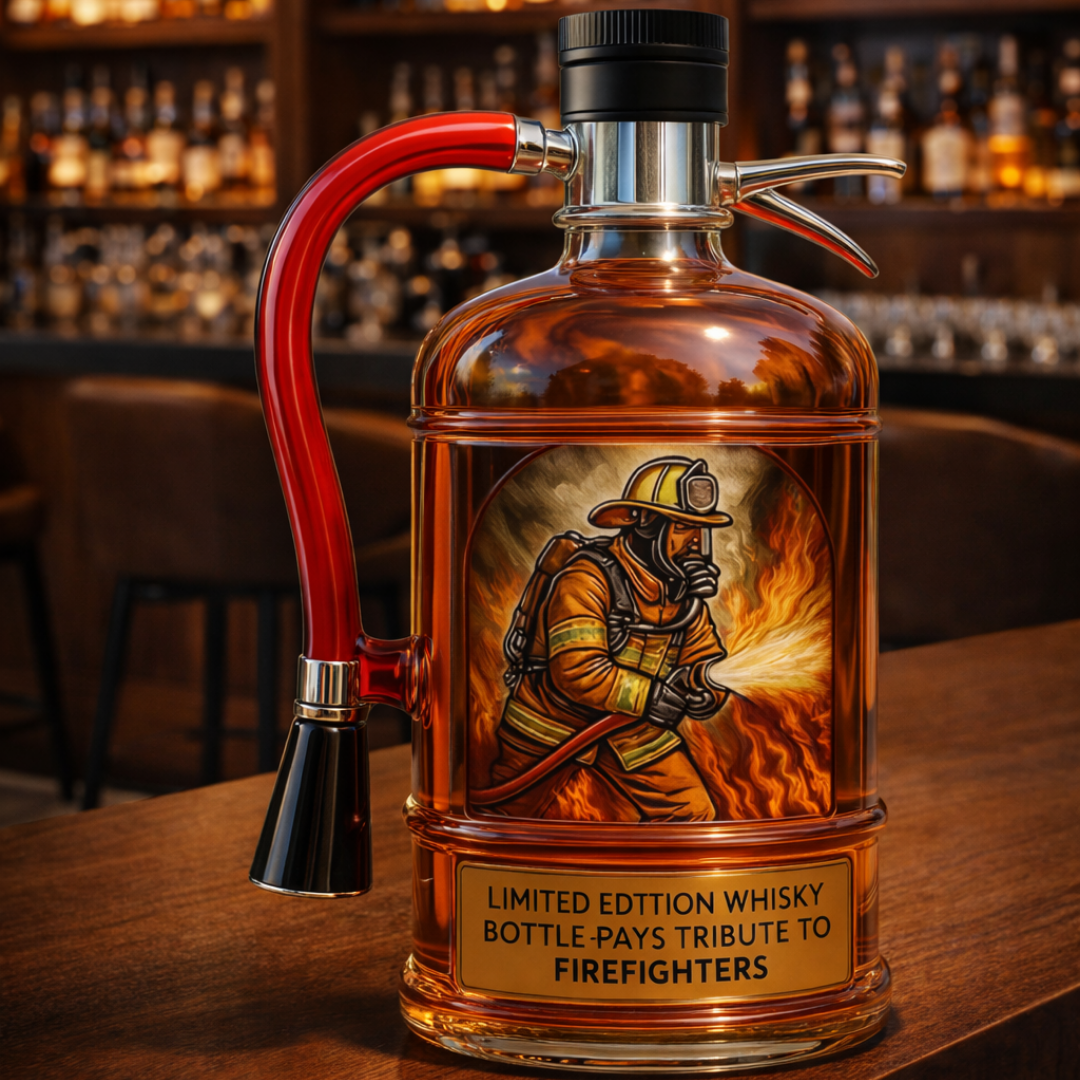 Karafa na whisky – Hasicí přístroj