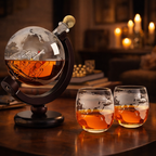 Karafa na whisky – Mapa světa