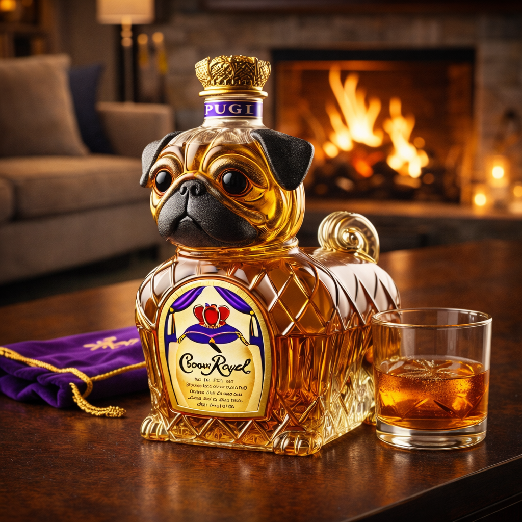 Karafa na whisky – Francouzský buldoček