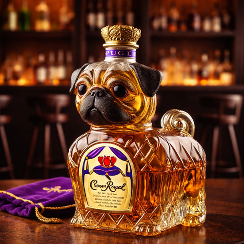 Karafa na whisky – Francouzský buldoček