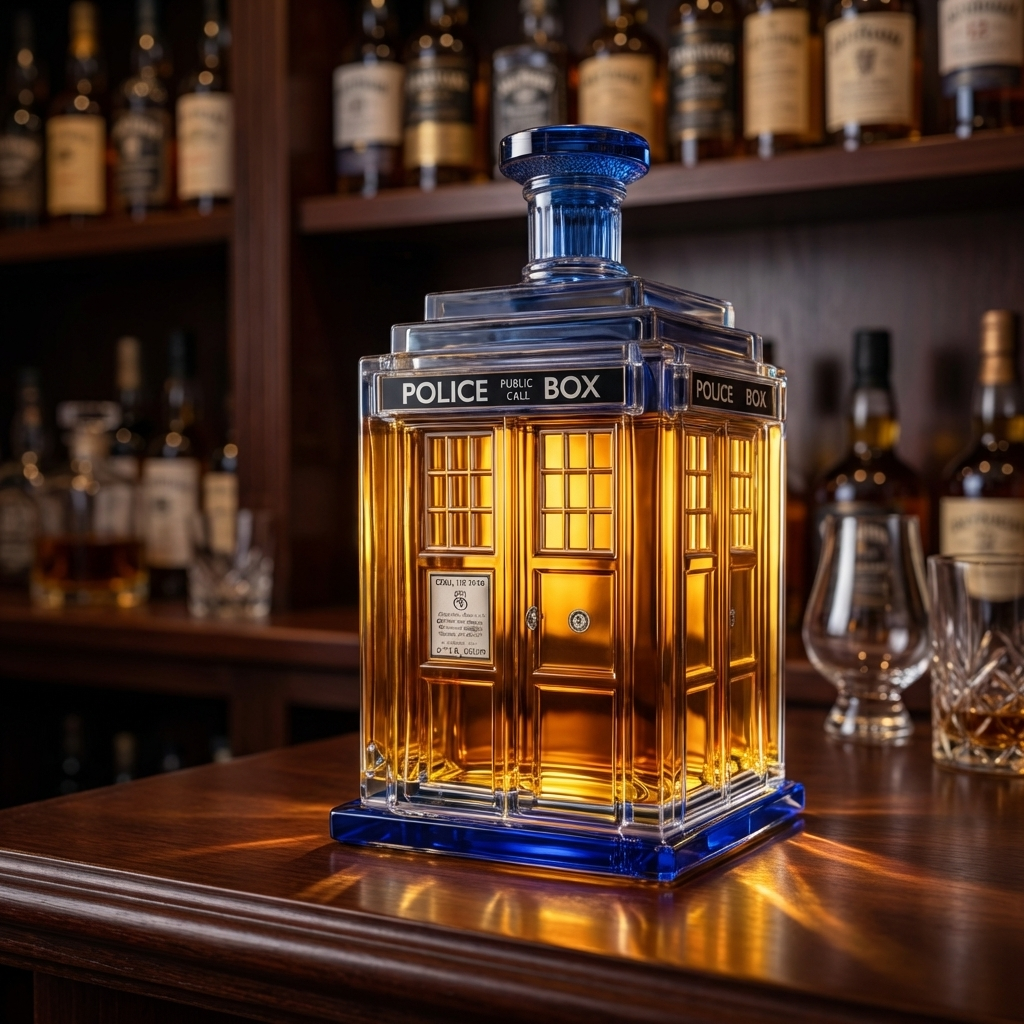Karafa na whisky – Policejní budka