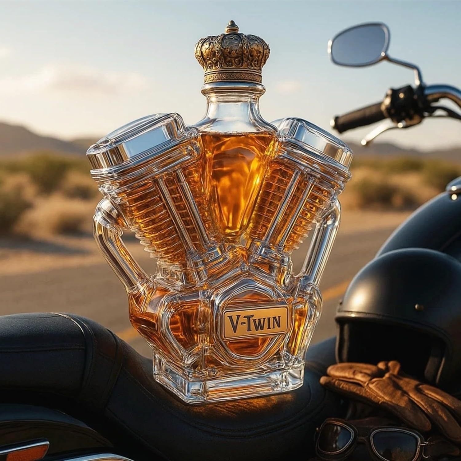 Karafa na whisky – Motor V-Twin