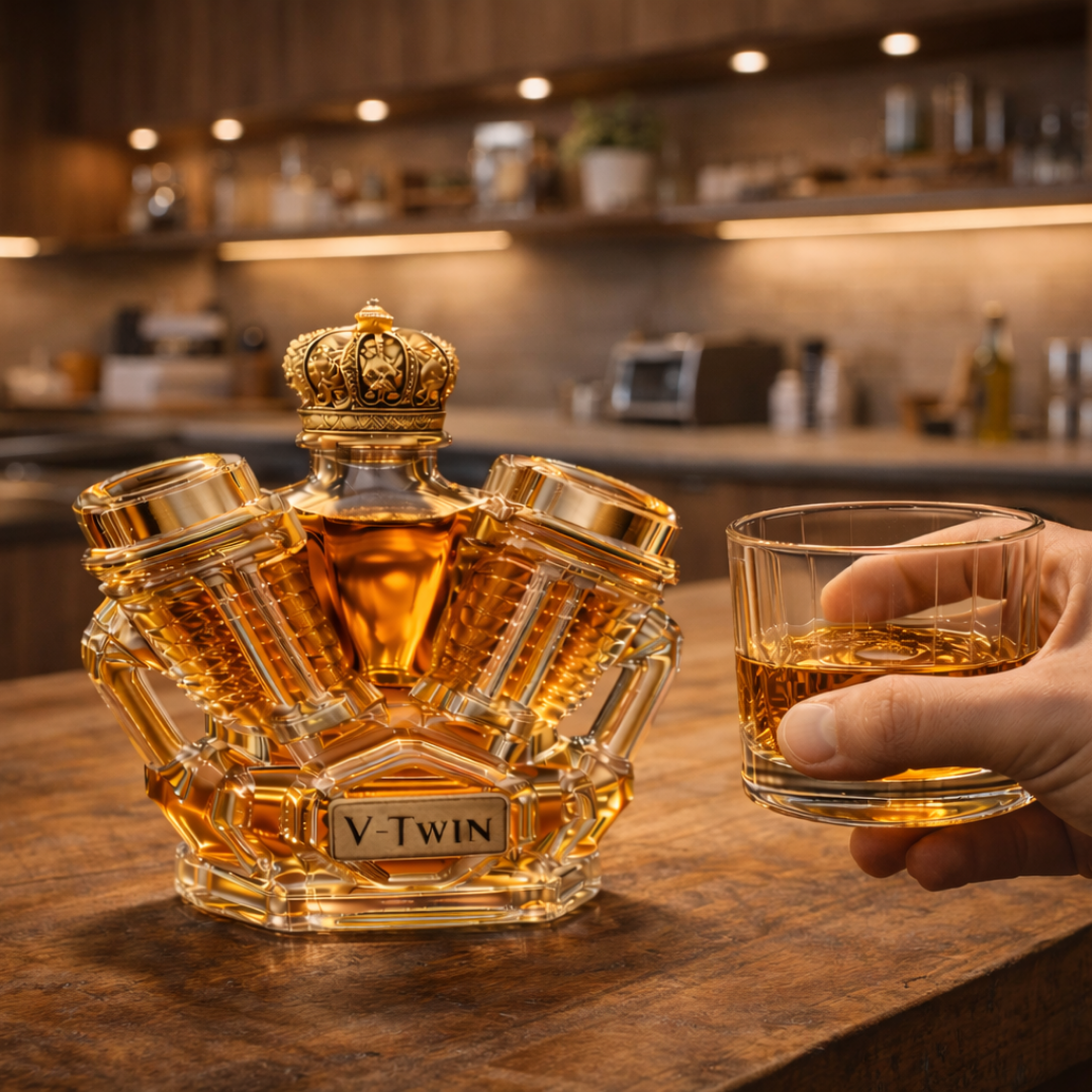 Karafa na whisky – Motor V-Twin