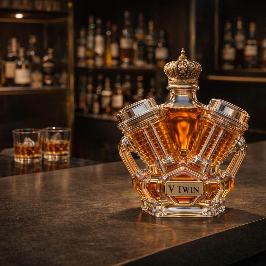 Karafa na whisky – Motor V-Twin