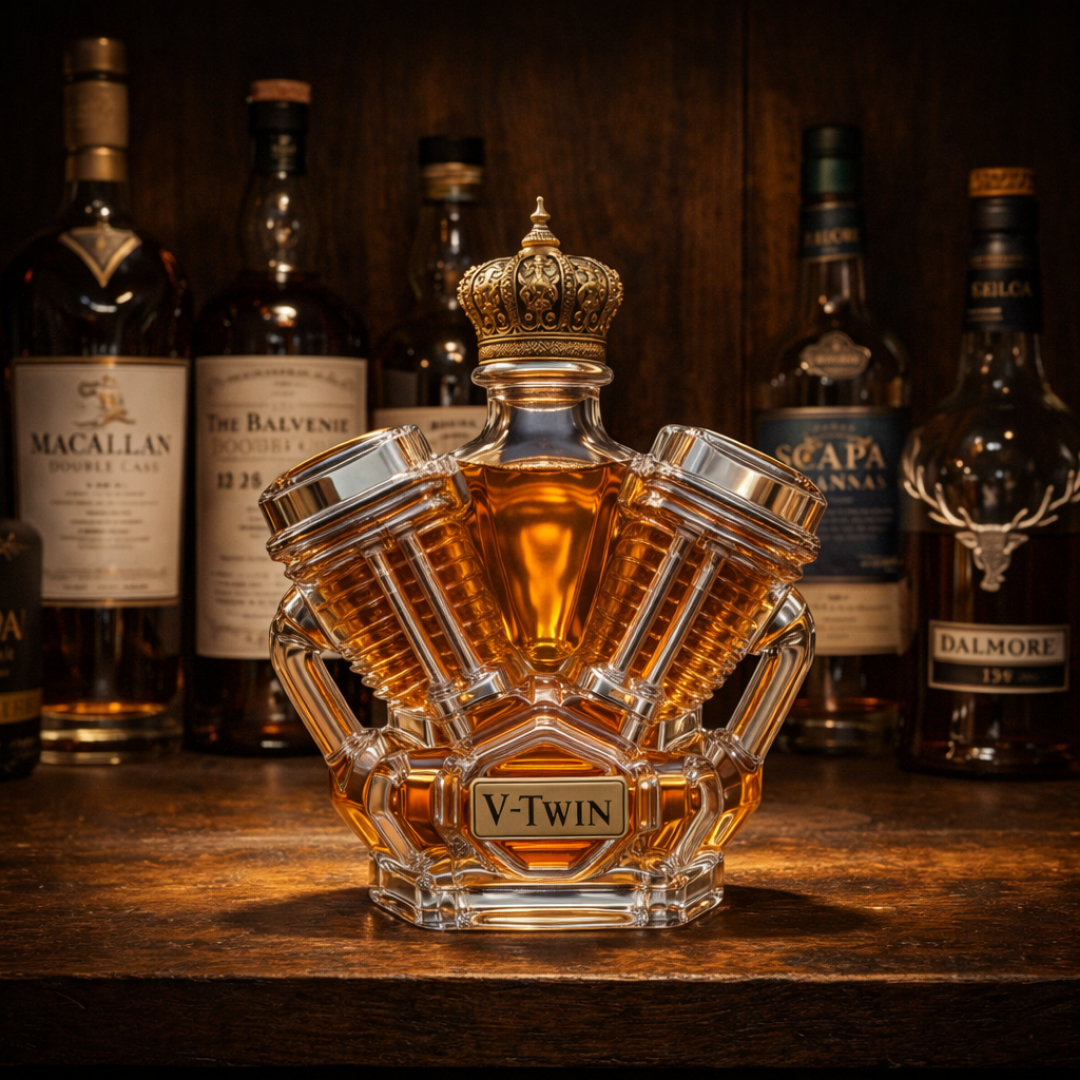 Karafa na whisky – Motor V-Twin