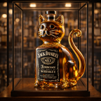 Karafa na whisky – Kočka