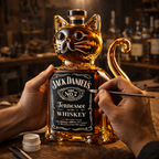 Karafa na whisky – Kočka