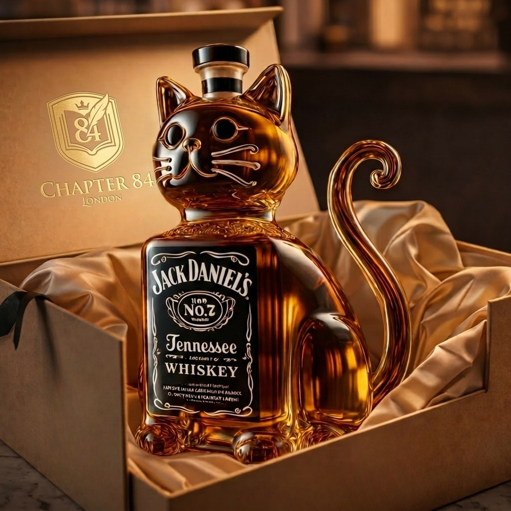 Karafa na whisky – Kočka