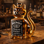 Karafa na whisky – Kočka
