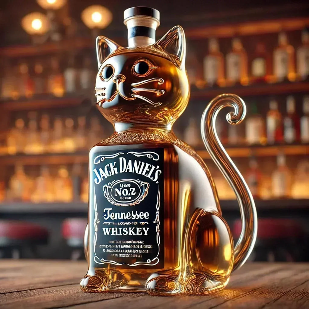 Karafa na whisky – Kočka
