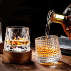 Rotující sklenice na whisky Edo