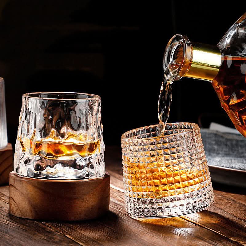 Rotující sklenice na whisky Edo
