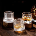 Rotující sklenice na whisky Edo