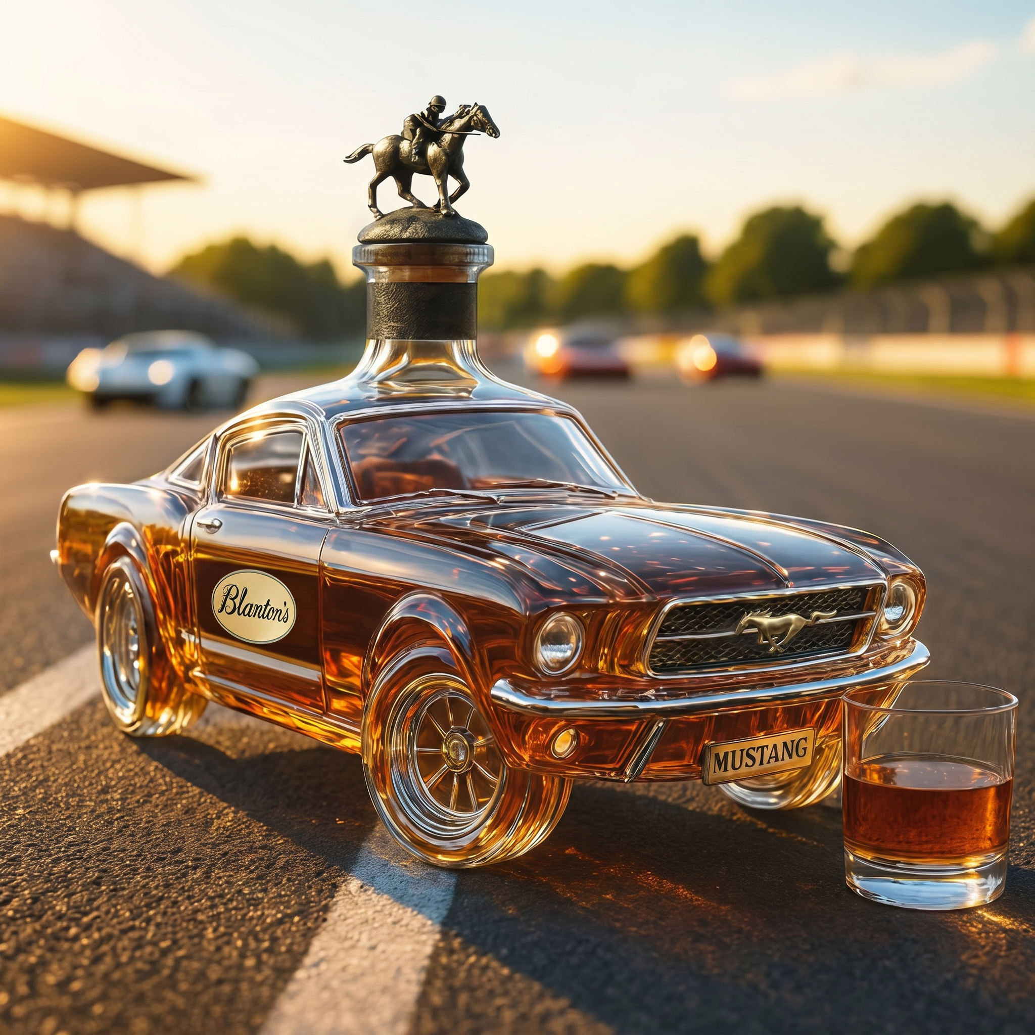Karafa na whisky – Mustang