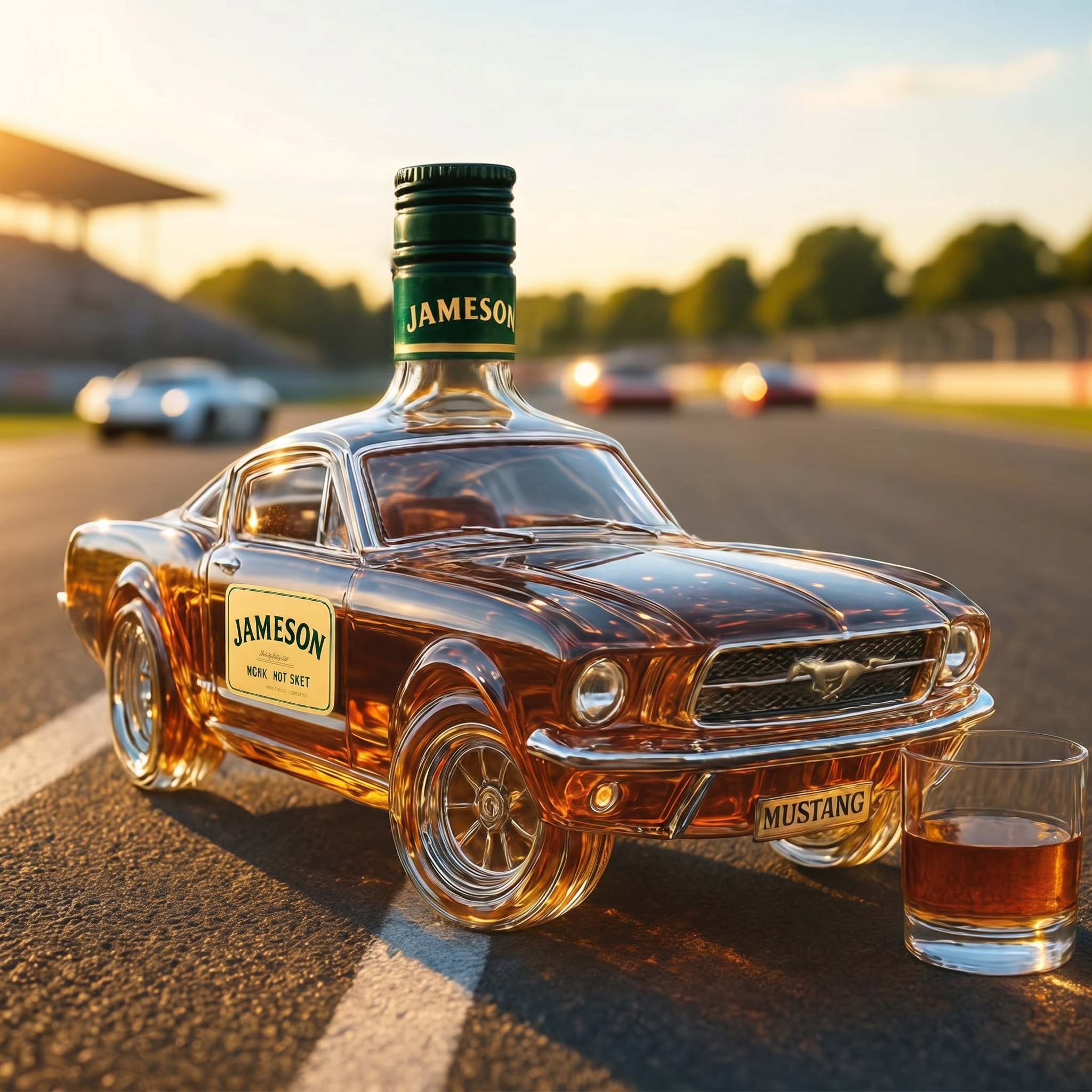 Karafa na whisky – Mustang