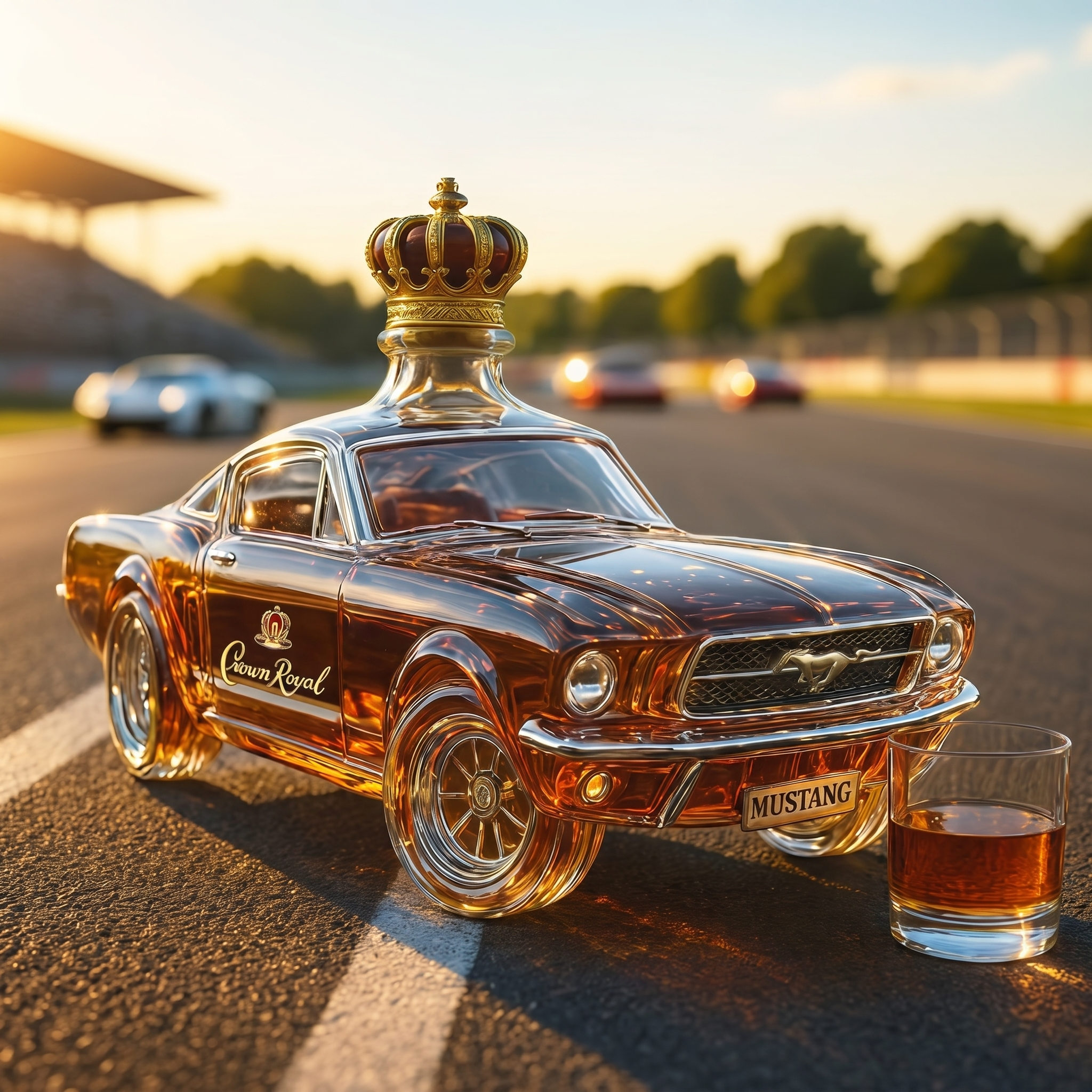 Karafa na whisky – Mustang