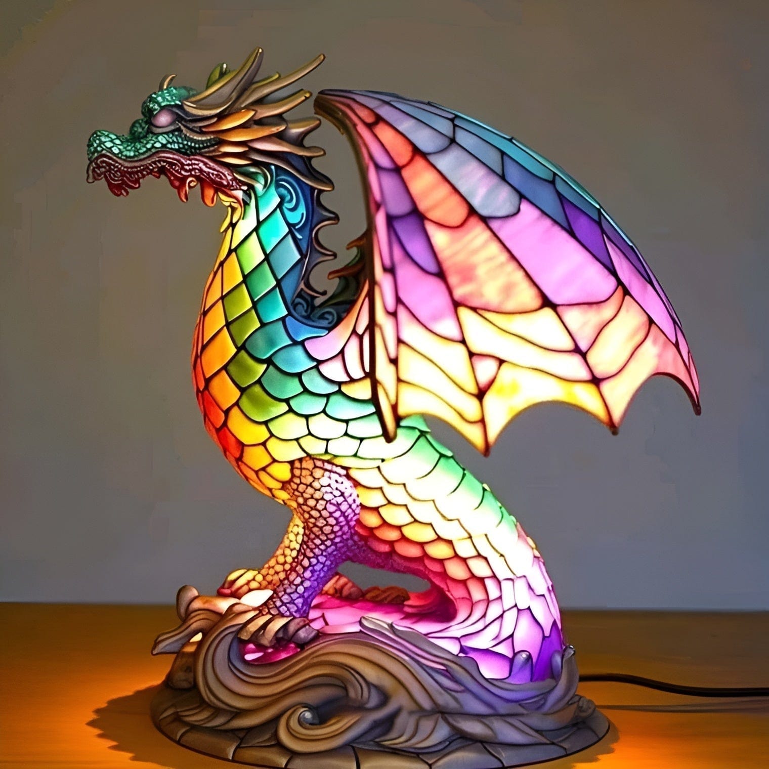 Lampa ve stylu Tiffany – Drak