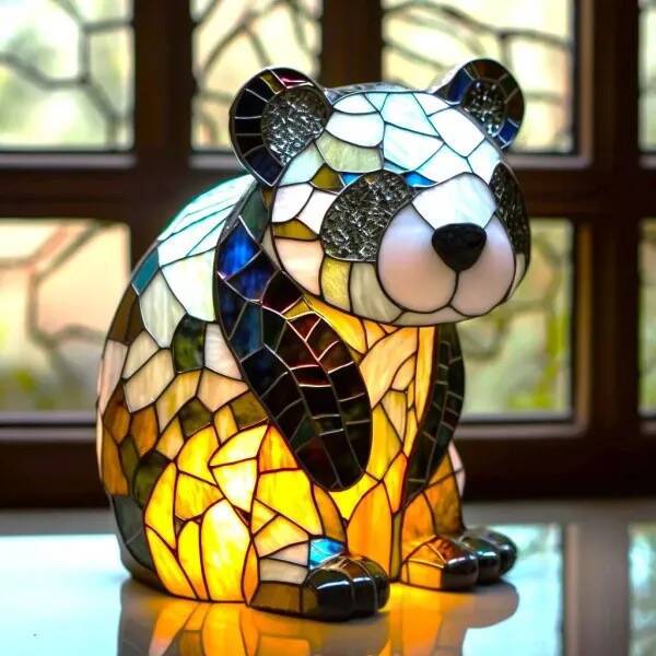 Lampa ve stylu Tiffany – Panda