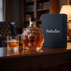 Karafa na whisky – Lev – dárkové balení Podvečer
