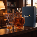 Karafa na whisky – Sova – dárkové balení Podvečer