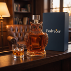 Karafa na whisky – Sova – dárkové balení Podvečer