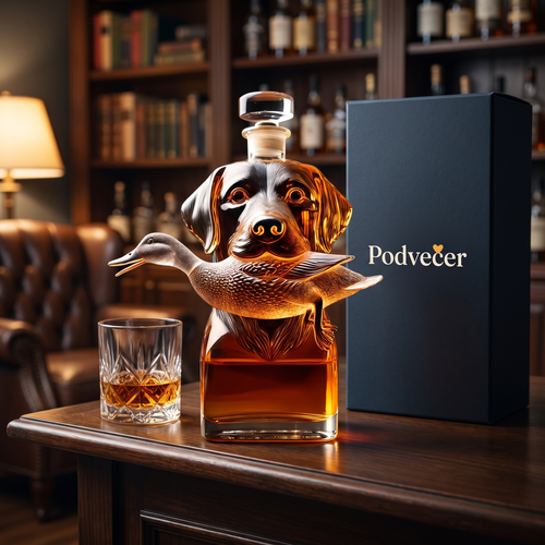 Karafa na whisky – Divoká kachna – dárkové balení Podvečer