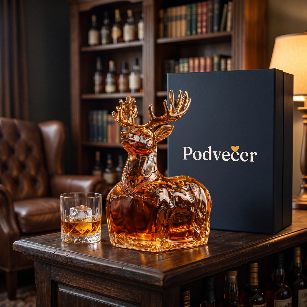 Karafa na whisky – Sob – dárkové balení Podvečer