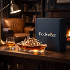 Karafa na whisky – Námořník – dárkové balení Podvečer