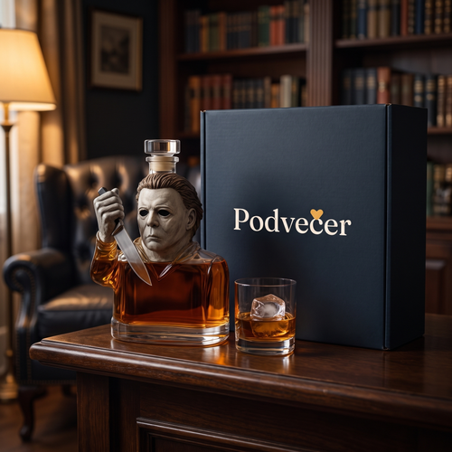 Karafa na whisky – Halloween – dárkové balení Podvečer